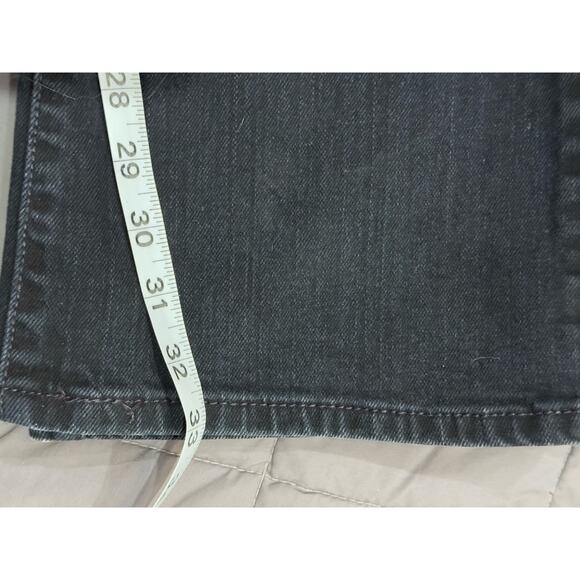 Levi's 515 Jeans Women's Size 14 M Bootcut Stretch Dark Wash Black 32X33 - Picture 9 of 10